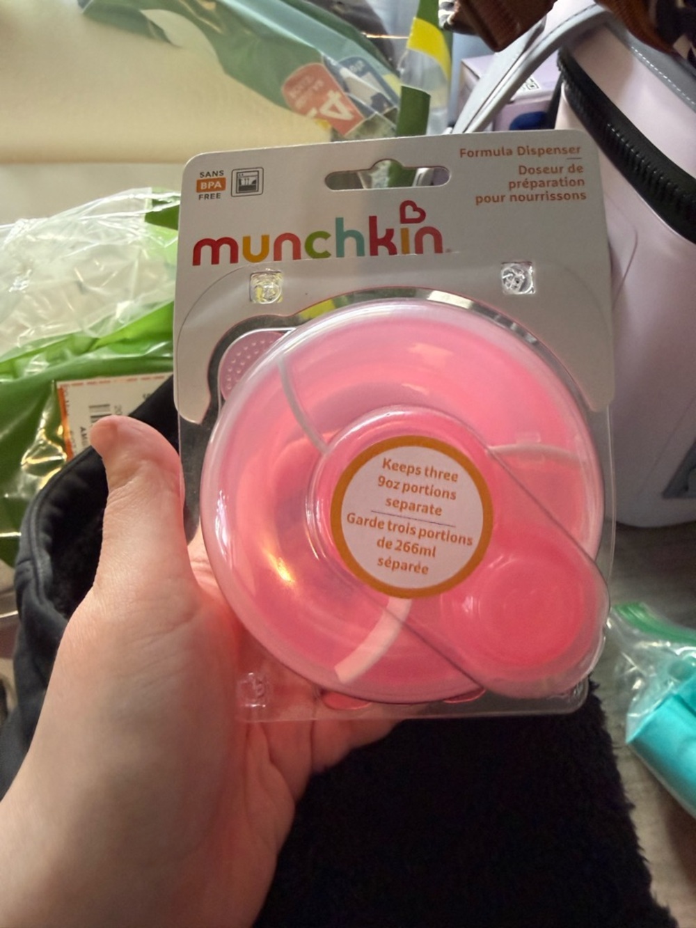 Munchkin Pink Rotating Formula Dispenser